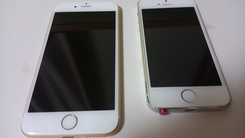 【写真】iPhone 6sと5s