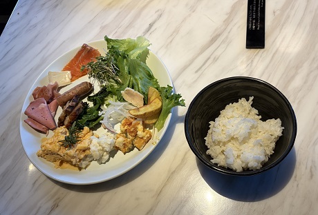 【写真】豪華モーニングビュッフェ